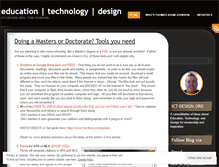 Tablet Screenshot of ict-design.org